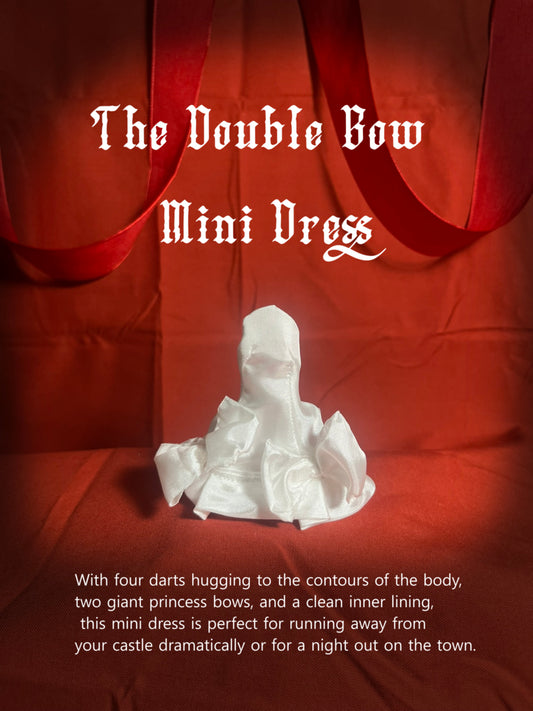 Double Bow Mini Dress